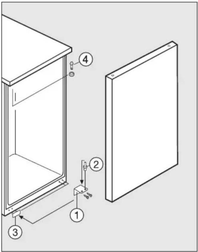 MIELE FN 12021 S - Türanschlag wechseln - 1