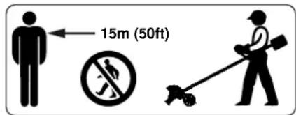 15m (50ft)