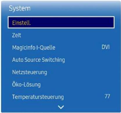 SAMSUNG LH49QMFPLGC - Einstell. - 1