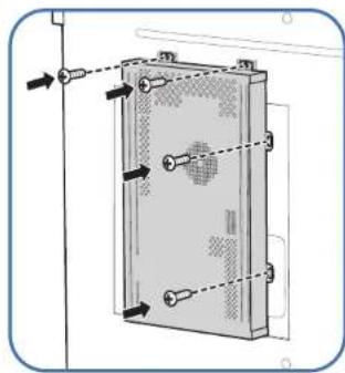 SAMSUNG LH49QMFPLGC - Netzwerkbox befestigen (separat erhältlich) - 4