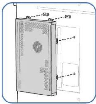 SAMSUNG LH49QMFPLGC - Netzwerkbox befestigen (separat erhältlich) - 2