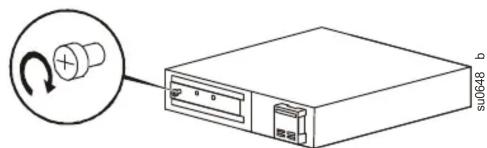 Diagram showing a device with a circular button labeled 'U' pointing to a connector, and a label '6548 b' on the right.
