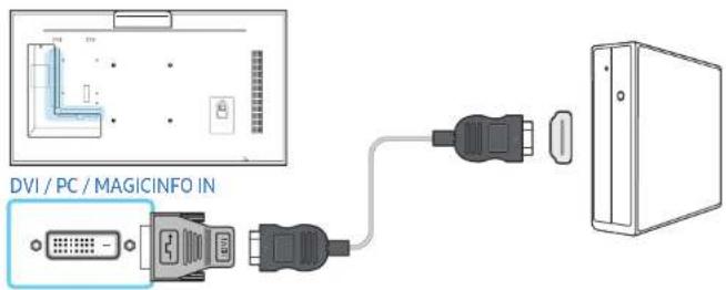 SAMSUNG LH015IERKLS - PC-Anschluss - 2