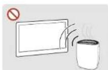 SAMSUNG LH46UMNHLBB - Reinigung der Außenflächen und des Displays - 3