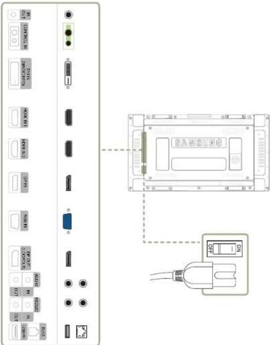 SAMSUNG LH46UMNHLBB - Rückseite - 1