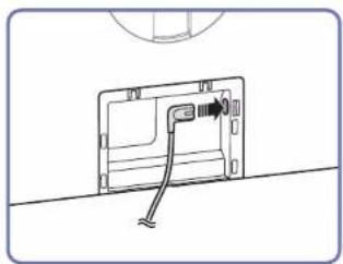 SAMSUNG LH55QHHPLGC - Anschlussanleitung für Stromkabel - 2