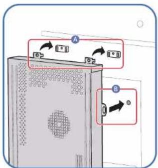 SAMSUNG LH55QHHPLGC - Netzwerkbox befestigen (separat erhältlich) - 3