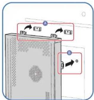 SAMSUNG LH49DCHPLGC - Netzwerkbox befestigen (separat erhältlich) - 3