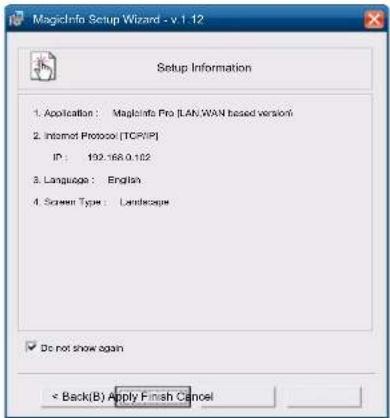 SAMSUNG LH49DCHPLGC - Aktivieren des MagicInfo-Modus - 4