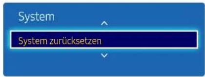 SAMSUNG LH49DCHPLGC - System zurücksetzen - 1