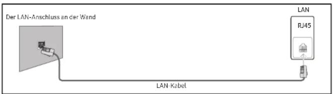 SAMSUNG LH49DCHPLGC - Verbinden mit einem kabelgebundenen Netzwerk (LAN) - 3