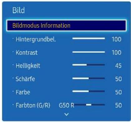 SAMSUNG LH49DCHPLGC - Hintergrundbel. / Kontrast / Helligkeit / Schärfe / Farbe / Farbton (G/R) - 1