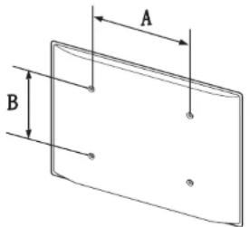 SAMSUNG LH40DHEPLGC - Spezifikationen des Wandhalterungskits (VESA) - 1