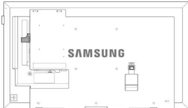 SAMSUNG LH40DHEPLGC - Buchsenabdeckung verwenden - 1