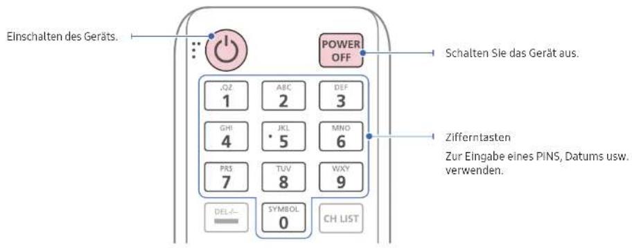 SAMSUNG LH43QMNEBGC - Fernbedienung - 1