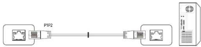 SAMSUNG LH43QMNEBGC - LAN-Kabel - 3