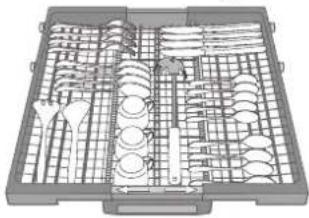 WHIRLPOOL WIC 3C26 PF SA - CUTLERY RACK - 2