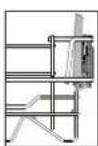 WHIRLPOOL WIC 3B19 UK N - FOLDABLE FLAPS WITH ADJUSTABLE POSITION - 1