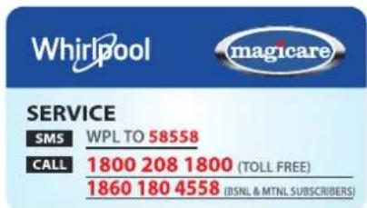 WHIRLPOOL WFO 3O33 DLX IN - Service on Sundays - 1