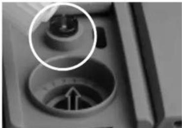 WHIRLPOOL ADG 630 AV - Rinse aid level indicator: - 1