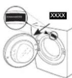 WHIRLPOOL FWDG86148W UK N - LOCK BUTTON - 2
