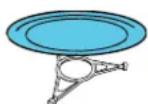 WHIRLPOOL AMW 450/1 WH - GLASS TURNTABLE - 1