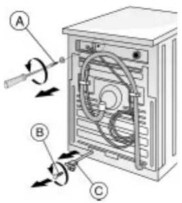 WHIRLPOOL FL 5054/3 - Adjust the feet - 1