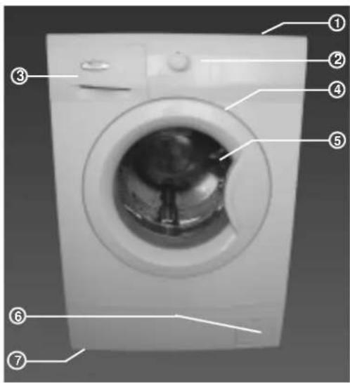 WHIRLPOOL AWZ 512/SE WP - DESCRIPTION OF THE WASHING MACHINE - 1