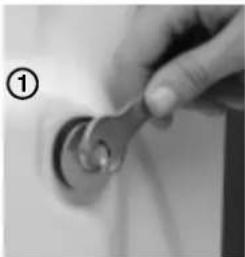 WHIRLPOOL AWZ 512/SE WP - Remove the transport bolts - 2