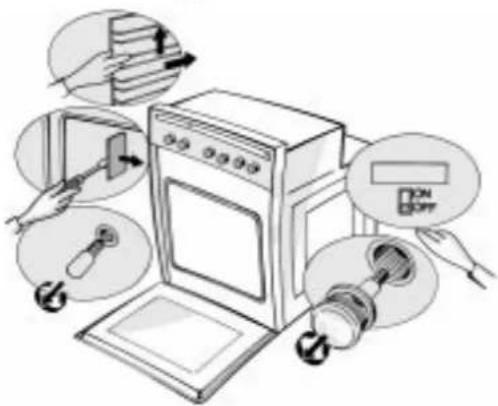WHIRLPOOL AKZ 312 AV - Changing the lateral lamp (depending on model) - 3