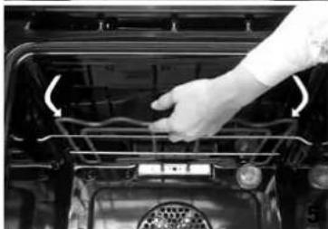 WHIRLPOOL AKZ 416/14 IX - To lower the grill heating element (certain models only) Do not attempt to clean the oven until it is cool. - 2