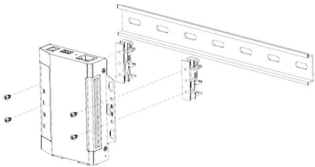 ATEN SN3001 - Parallel DIN Rail Mount - 1