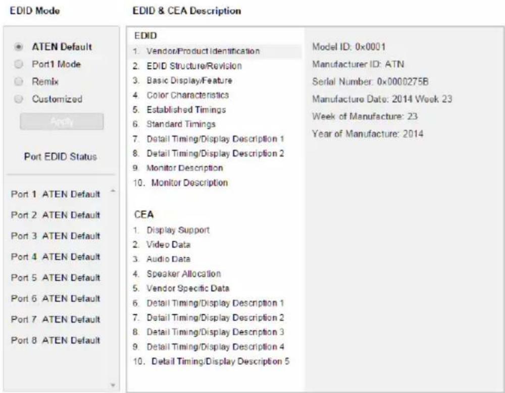 ATEN VM5808H - EDID - 1