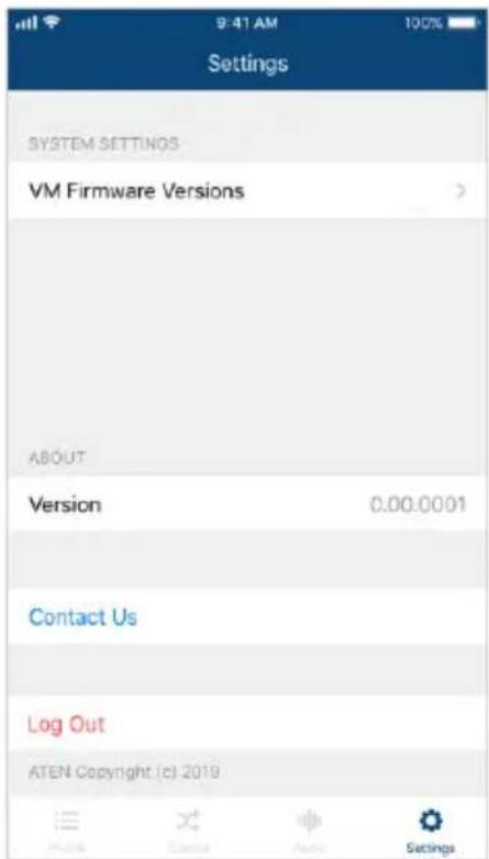 ATEN VM5808H - Control Interface Description - 2