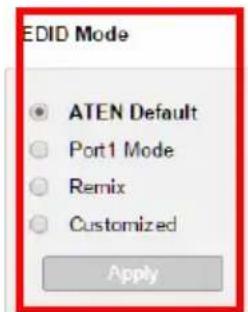 ATEN VM5808H - EDID Mode - 1