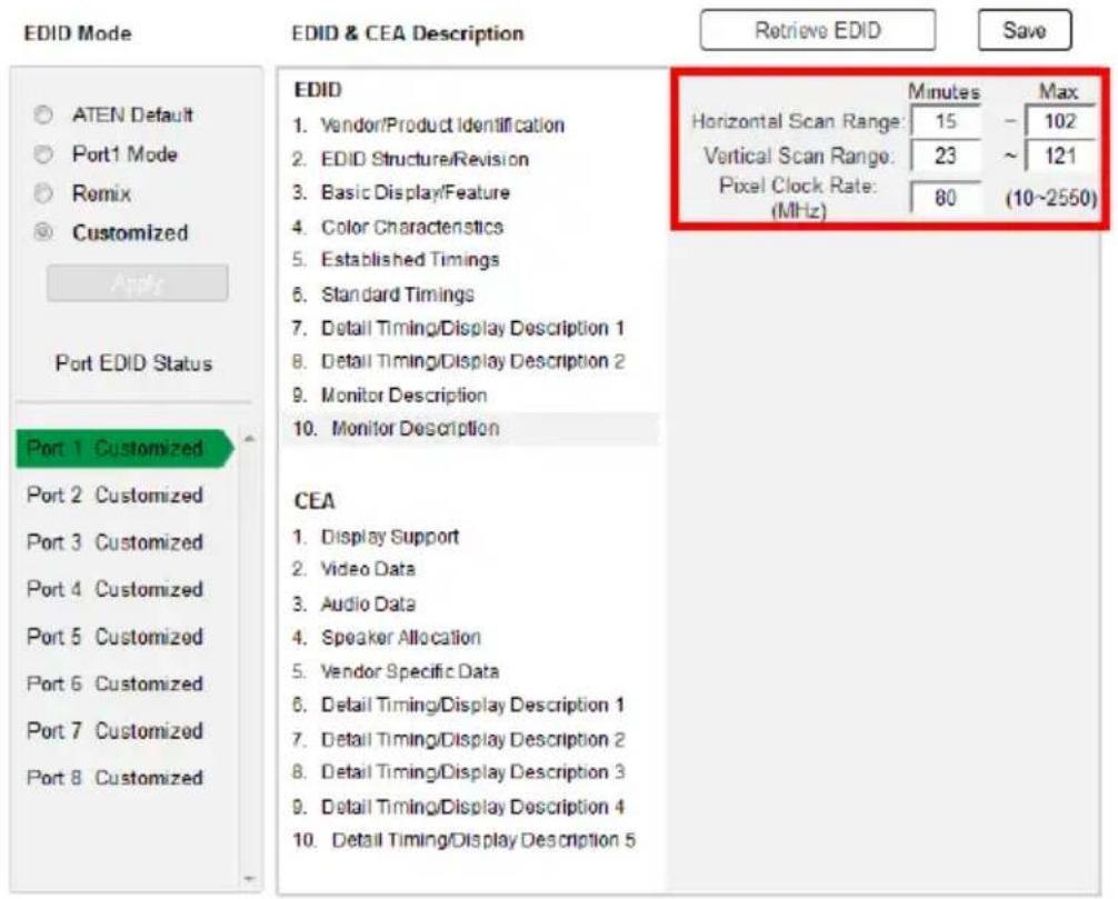 ATEN VM5808H - Monitor Description - 1