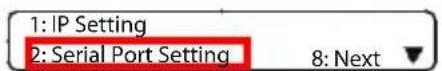 ATEN VM5808H - Serial Port Setting - 1