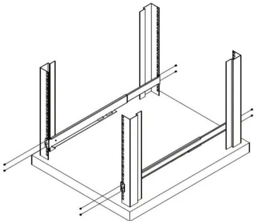ATEN VM3250-AT-G - Mounting with Brackets - 1