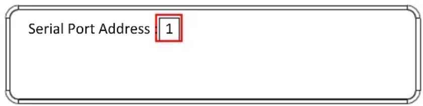 ATEN VM3250-AT-G - Serial Port Address Setting - 2