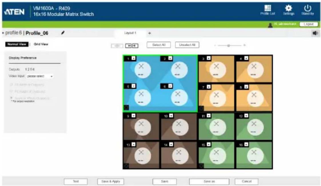 ATEN VM3250-AT-G - Creating a Profile - 2