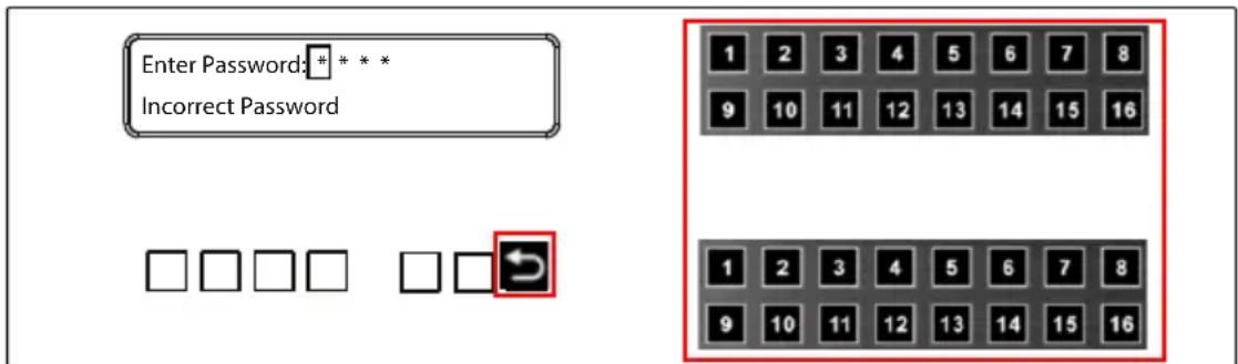 ATEN VM3250-AT-G - LCD Password - 1