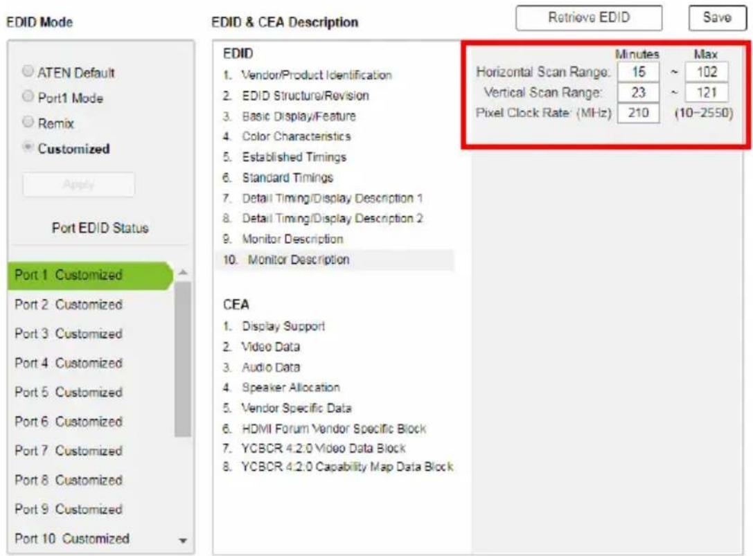 ATEN VM3250-AT-G - Monitor Description - 1