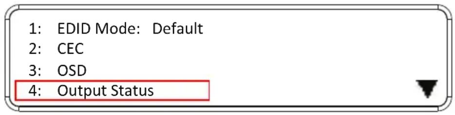 ATEN VM3250-AT-G - Output Status - 1