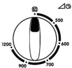 ZANUSSI ZWT 3001 - Choice of the spinning speed - 1