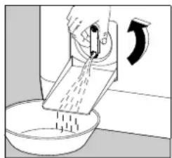 ZANUSSI ZWT 3001 - The drain filter - 3