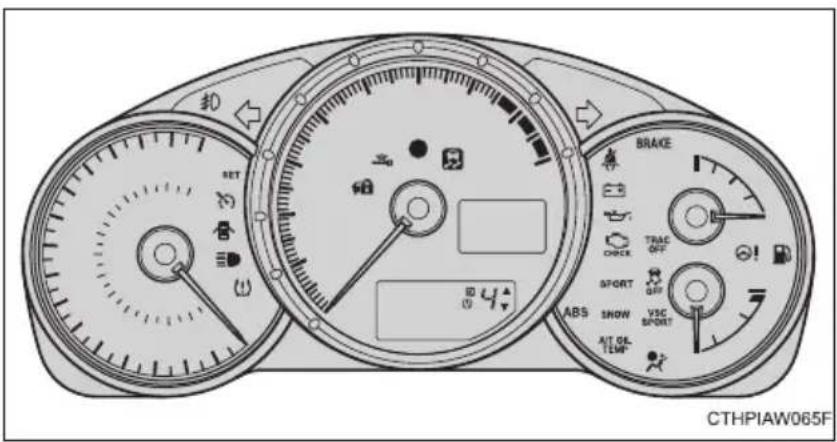 CO SET BRAKE TRAC OFF SUPPORT SHP SNOW VSC SPORT ABS AUT GL TEMP. CTHPIAW065F