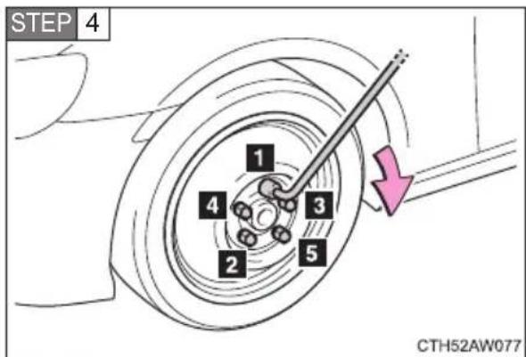 STEP 4 1 4 2 3 5 CTH52AW077