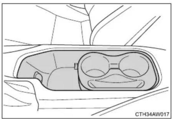 SUBARU BRZ (2014) - Cup holders/console tray - 1