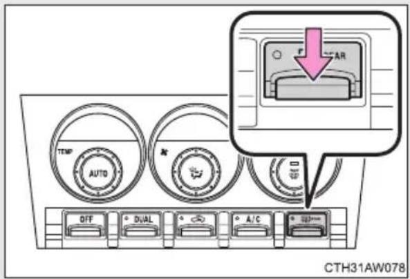 TEMP AUTO N OFF DUAL A/C SET-100 CTH31AW078