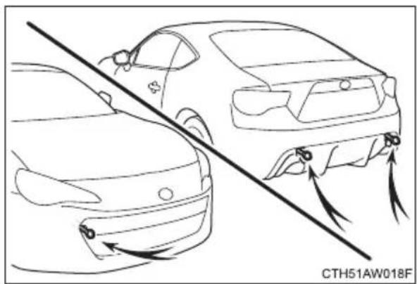 SUBARU BRZ (2014) - Emergency towing - 1